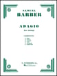 Adagio for Strings Orchestra sheet music cover